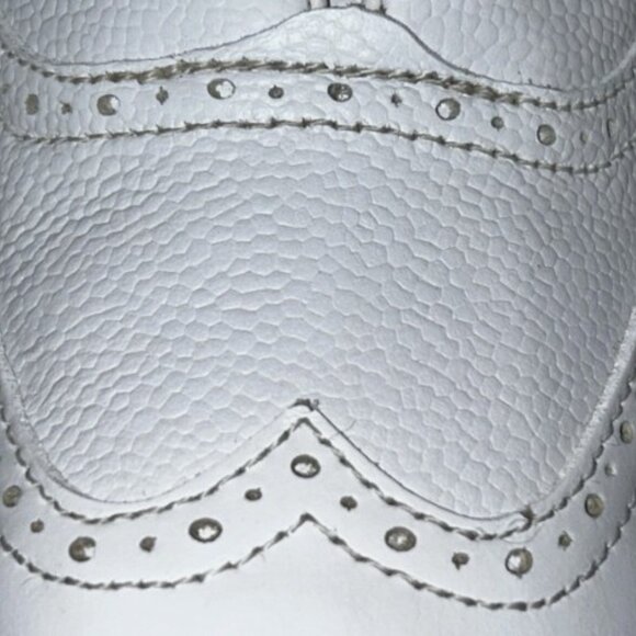 Nike Women’s Golf shoes Size US-8 Superstation Oxfords Wingtip White Leather - Picture 8 of 13